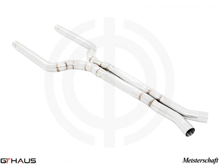 GTHAUS MEISTERSCHAFT BMW X5M (F95) - LSR Mid Resonator Delete Pipes (Full cat-back pipe) 90mm piping (SUS)