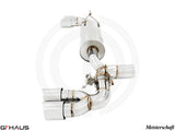 GTHAUS MEISTERSCHAFT BMW G30/G31 5 Series 540i/xi Inline 6 (B58) [2021+] Stainless Steel OE-C 4x90mm