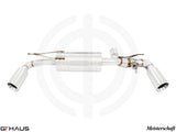 GTHAUS MEISTERSCHAFT BMW G30/G31 5 Series 520i/530i/xi B48 Inline 4 [2021+] Stainless Steel OE-C 2x102mm