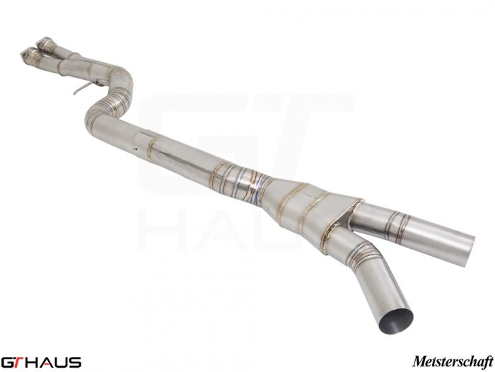 GTHAUS MEISTERSCHAFT Full Cat-back LX pipes (Single 90mm piping) (TI) BMW M3/M4 F80/F82/F83