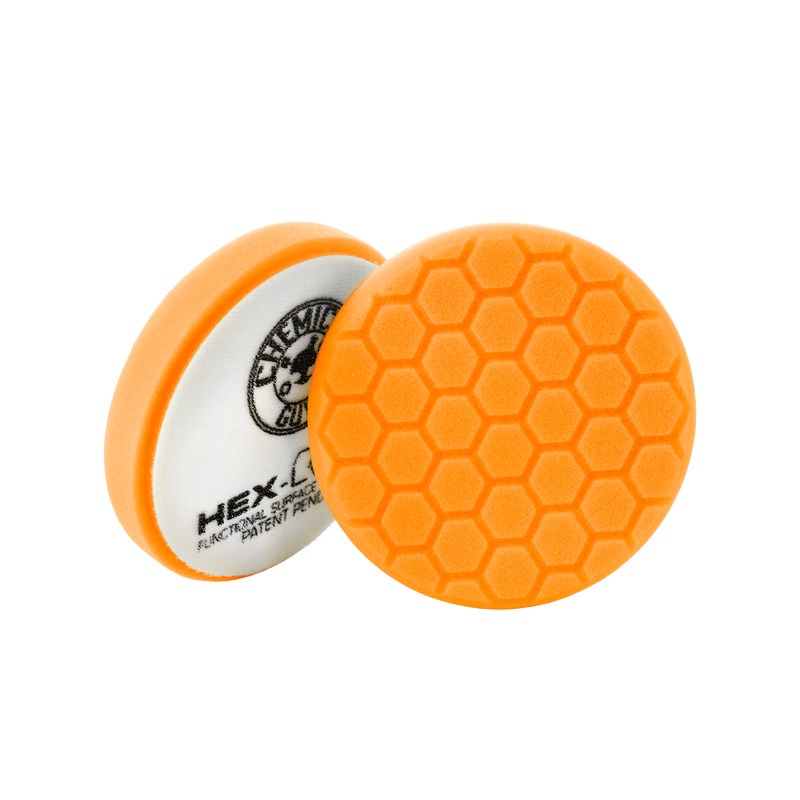 Chemical Guys Hex-Logic Self-Centered Medium-Heavy Cutting Pad - Orange - 4in