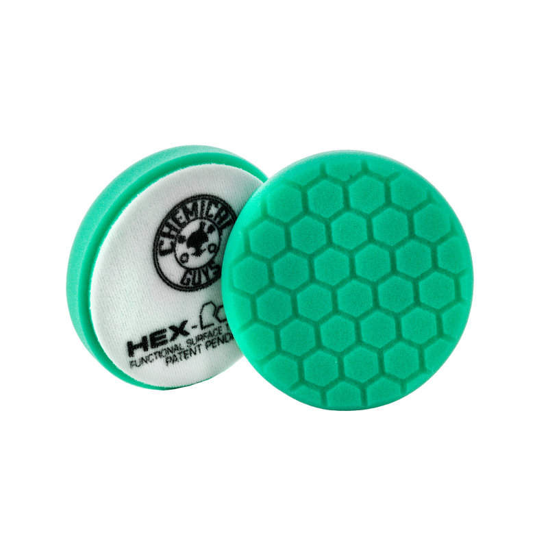 Chemical Guys Hex-Logic Self-Centered Heavy Polishing Pad - Green - 4in