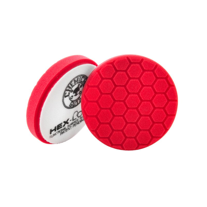 Chemical Guys Hex Logic Self-Centered Perfection Ultra-Fine Finishing Pad - Red - 6.5in