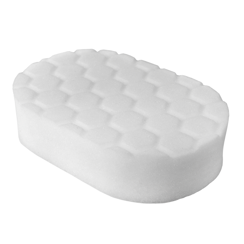 Chemical Guys Hex-Logic Polishing Hand Applicator Pad - White - 3in x 6in x 1in