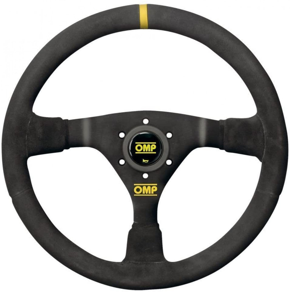 OMP WRC Black Suede Steering Wheel