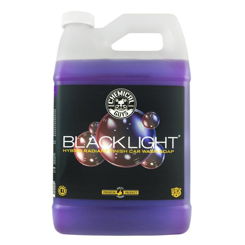 Chemical Guys BLACK LIGHT HYBRID RADIANT FINISH CAR WASH SOAP FOR BLACK AND DARK COLORED CARS - 1 Gallon
