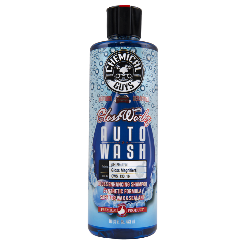 Chemical Guys Glossworkz Gloss Booster & Paintwork Cleanser Shampoo - 16oz