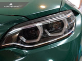 AutoTecknic Carbon Fiber Headlight Covers - F22/F23 2-Series | F87 M2