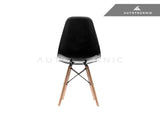 AutoTecknic Midcentury Dry Carbon Dowel-Leg Side Chair