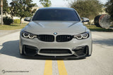 EUROCUSTOMSPR - BMW M3 | M4 (F80/F82/F83) Splitter for Carbon Fiber or ABS M Performance Style Front Lip