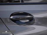 AUTOTECKNIC DRY CARBON DOOR HANDLE TRIM SET - G82 M4 COUPE | G83 M4 CONVERTIBLE