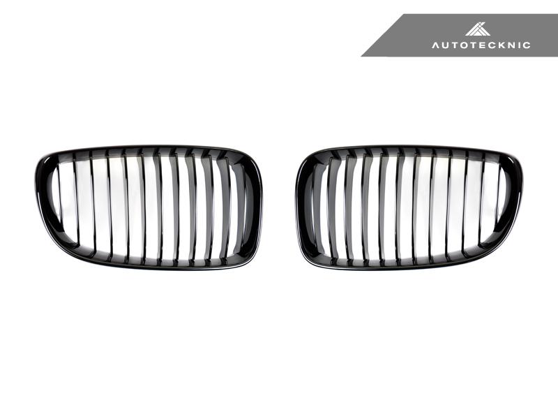 AutoTecknic Replacement Glazing Black Front Grilles - E82 1-Series | 1M