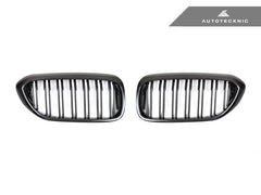 AutoTecknic Replacement Dual-Slats Carbon Fiber Front Grilles - G30 5-Series