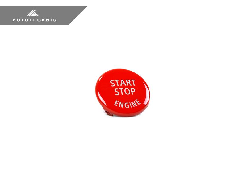 AutoTecknic Bright Red Start Stop Button - BMW E-Chassis Vehicles