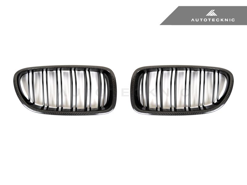 AutoTecknic Carbon Fiber Dual-Slats Front Grilles - F10 5-Series | M5