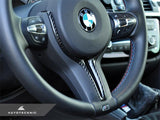 AutoTecknic Carbon Steering Wheel Trim - F87 M2 | F80 M3 | F82/ F83 M4 | F10 M5 LCI | F06/ F12/ F13 M6
