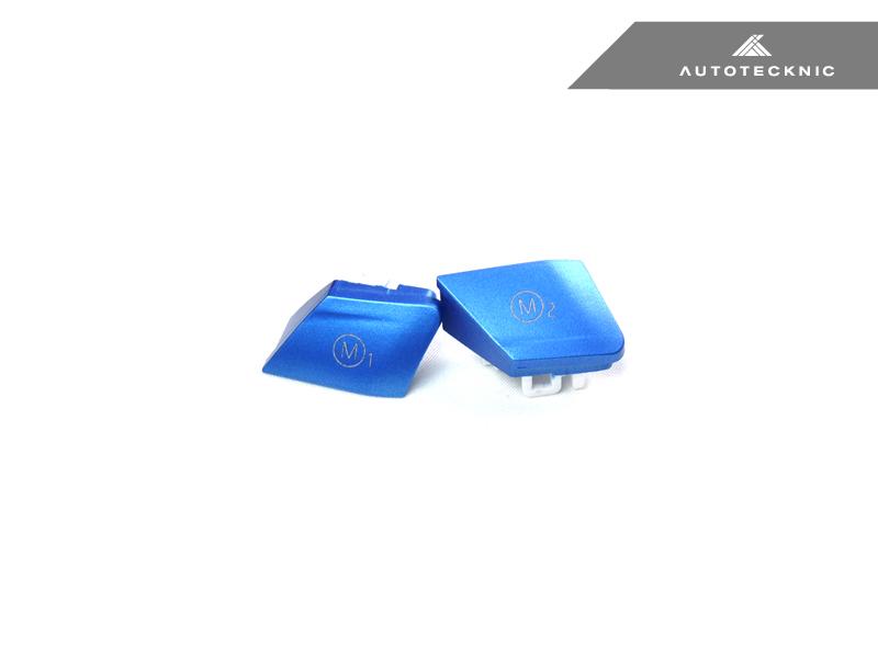 AUTOTECKNIC SATIN ROYAL BLUE M1/ M2 BUTTON SET - BMW F-CHASSIS M VEHICLES