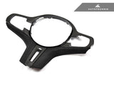 AUTOTECKNIC CARBON ALCANTARA STEERING WHEEL TRIM - F90 M5 2018-2019