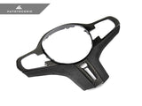 AUTOTECKNIC CARBON ALCANTARA STEERING WHEEL TRIM - F90 M5 2018-2019