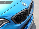 AUTOTECKNIC REPLACEMENT DRY CARBON GRILLE SURROUNDS - BMW M2 COMPETITION (F87)
