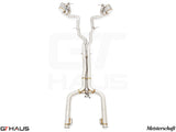 GTHaus Meisterschaft Mercedes-Benz W213 E-Class Sedan E63 / E63S AMG Stainless Steel GTC (I.C.C.) Axle Back