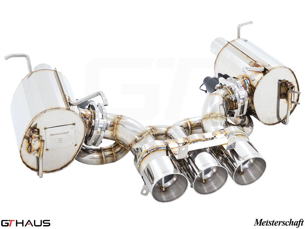 GTHAUS MEISTERSCHAFT Ferrari F458 V8 Coupe / Spider - GTC (EV Control) TI (Titanium) Exhaust 3x102mm