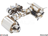 GTHAUS MEISTERSCHAFT Ferrari F458 V8 Coupe / Spider - GTC (EV Control) SUS Exhaust 3x102mm