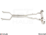GTHAUS MEISTERSCHAFT Cat-Back LSR Mid Resonator Delete Pipe G30/G31 [2021+] / 550i/xi [2021+] Bi-turbo V8 (N63TU2)