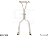 GTHAUS MEISTERSCHAFT Cat-Back LSR Mid Resonator Delete Pipe G30/G31 [2021+] / 550i/xi [2021+] Bi-turbo V8 (N63TU2)