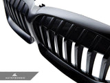 AUTOTECKNIC PAINTED GLAZING BLACK FRONT GRILLES - G20 3-SERIES