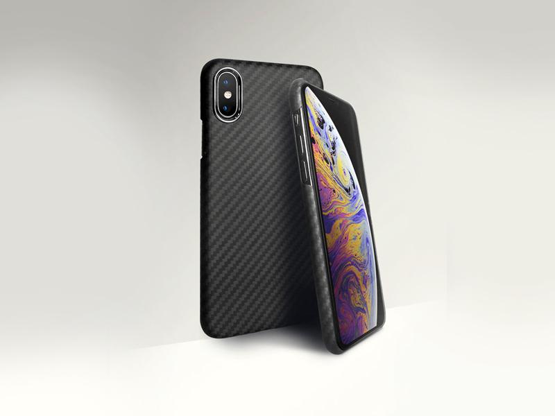 AutoTecknic Dry Carbon iPhone Cover - iPhone XS MAX - Matte Finish