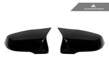 AUTOTECKNIC REPLACEMENT AERO GLAZING BLACK MIRROR COVERS - A90 SUPRA 2020-UP
