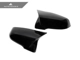 AUTOTECKNIC REPLACEMENT AERO GLAZING BLACK MIRROR COVERS - A90 SUPRA 2020-UP