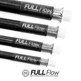Nuke Performance Black Nylon PTFE Stainless Braided Fuel Hose AN-10, 6 Meter