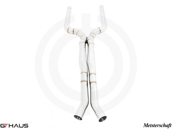 GTHAUS MEISTERSCHAFT BMW X5M (F95) LSR Mid Resonator Delete Pipes (F