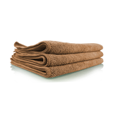 Chemical Guys Workhorse Professional Microfiber Towel - 16in x 16in - Tan - 3 Pack