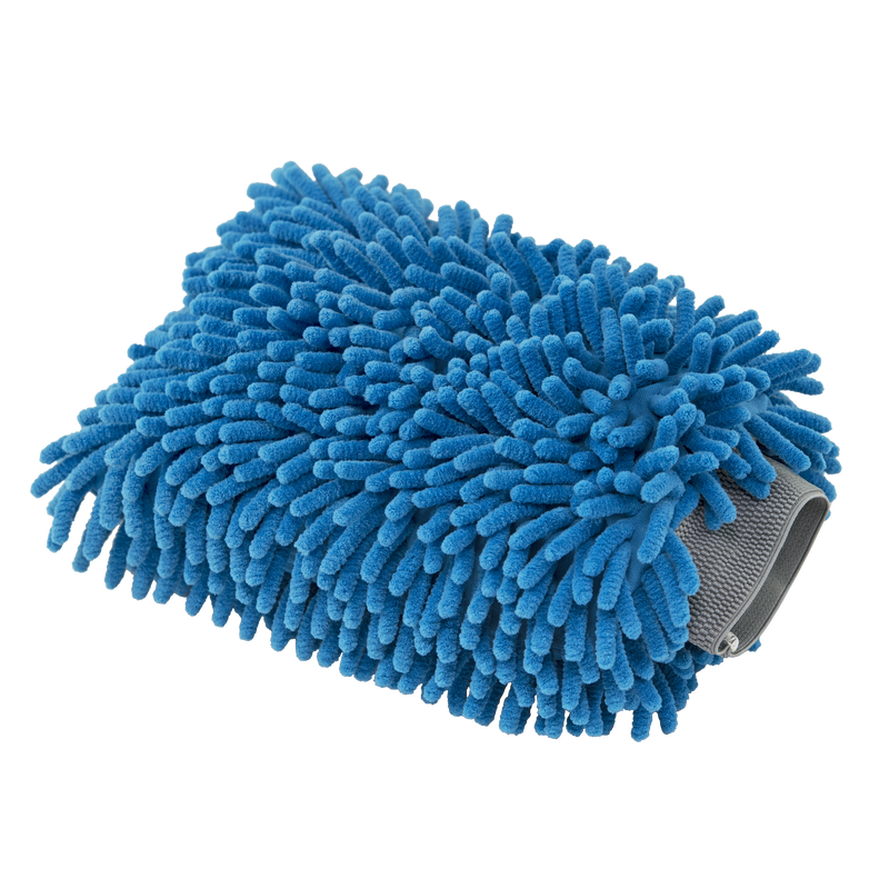 Chemical Guys Chenille Premium Scratch-Free Microfiber Wash Mitt - Blue