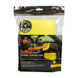 Chemical Guys Workhorse Professional Microfiber Towel - 16in x 16in - Yellow - 3 Pack