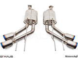 GTHaus Meisterschaft GTC (I.C.C) Titanium (TI) exhaust for Mercedes-Benz W463A G-Class (SUV) G63 AMG (V8 Bi Turbo) [2019+] with 4x120 Tips