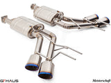 GTHaus Meisterschaft GTC (I.C.C) Titanium (TI) exhaust for Mercedes-Benz W463A G-Class (SUV) G500/550 (V8 Turbo) [2019+] with 4x120 Tips