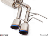 GTHaus Meisterschaft GTC (I.C.C) Titanium (TI) exhaust for Mercedes-Benz W463A G-Class (SUV) G500/550 (V8 Turbo) [2019+] with 4x120 Tips