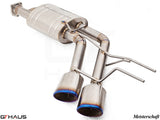 GTHaus Meisterschaft GTC (I.C.C) Titanium (TI) exhaust for Mercedes-Benz W463A G-Class (SUV) G500/550 (V8 Turbo) [2019+] with 4x120 Tips
