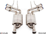 GTHaus Meisterschaft GTC (I.C.C) Titanium (TI) exhaust for Mercedes-Benz W463A G-Class (SUV) G63 AMG (V8 Bi Turbo) [2019+] with 4x120 Tips