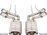GTHaus Meisterschaft GTC (I.C.C) Titanium (TI) exhaust for Mercedes-Benz W463A G-Class (SUV) G63 AMG (V8 Bi Turbo) [2019+] with 4x120 Tips