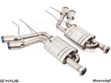 GTHaus Meisterschaft GTC (I.C.C) Titanium (TI) exhaust for Mercedes-Benz W463A G-Class (SUV) G63 AMG (V8 Bi Turbo) [2019+] with 4x120 Tips