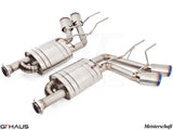 GTHaus Meisterschaft GTC (I.C.C) Titanium (TI) exhaust for Mercedes-Benz W463A G-Class (SUV) G500/550 (V8 Turbo) [2019+] with 4x120 Tips