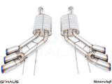 GTHaus Meisterschaft GTC (I.C.C) Titanium (TI) exhaust for Mercedes-Benz W463A G-Class (SUV) G500/550 (V8 Turbo) [2019+] with 6x102 Tips
