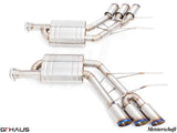GTHaus Meisterschaft GTC (I.C.C) Titanium (TI) exhaust for Mercedes-Benz W463A G-Class (SUV) G63 AMG (V8 Bi Turbo) [2019+] with 6x102 Tips