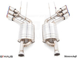 GTHaus Meisterschaft GTC (I.C.C) Titanium (TI) exhaust for Mercedes-Benz W463A G-Class (SUV) G500/550 (V8 Turbo) [2019+] with 6x102 Tips