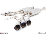 GTHaus Meisterschaft GTC (I.C.C) Titanium (TI) exhaust for Mercedes-Benz W463A G-Class (SUV) G500/550 (V8 Turbo) [2019+] with 6x102 Tips